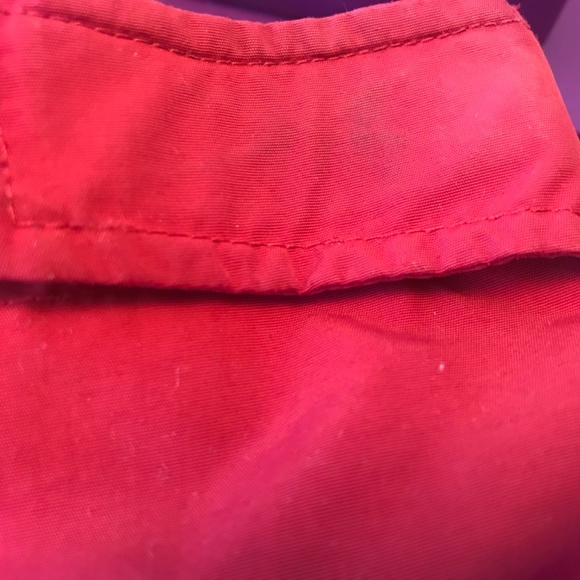 L.L. Bean 100% nylon lightweight red jacket coat - Picture 14 of 14